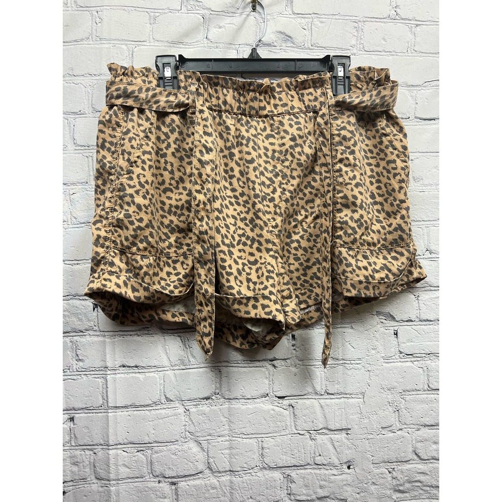Aerie Womens Animal Print Camp Shorts Size XL